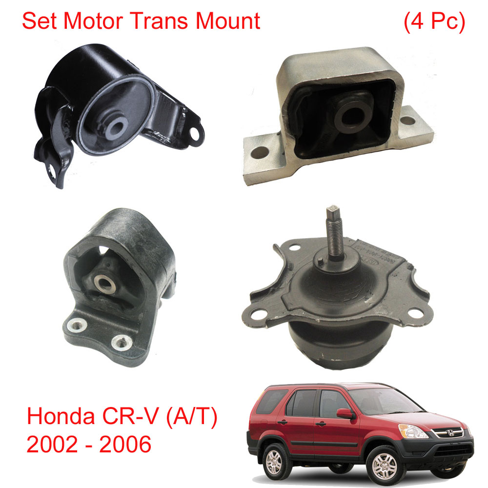 Set Engine Motor Transmission Trans Mount Fits Honda Crv (A/T) 2002 2006 eBay