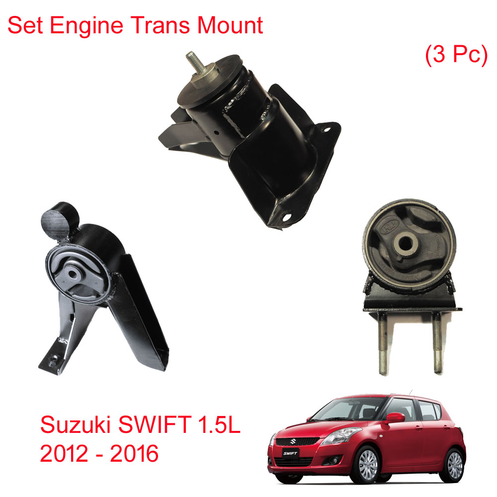 2012 2015 2016 Set Engine Motor Trans Mount Mounting Fits Suzuki