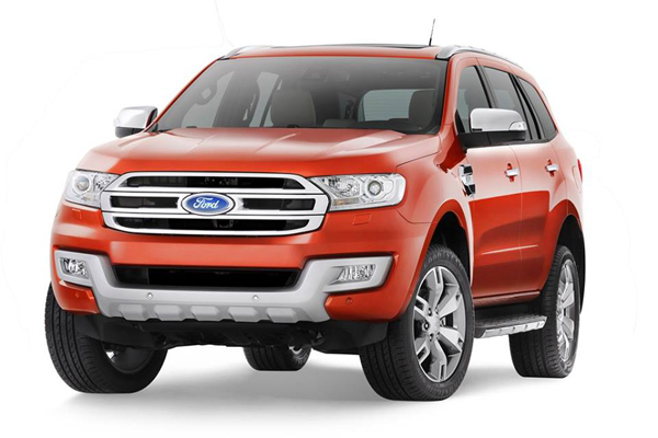 Fog Lamp Light Cover Chrome Trim 2 Pc Fits Ford Everest Endeavour 2015-2017
