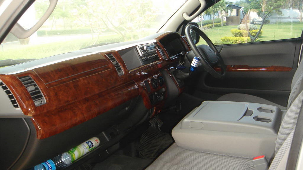 Details About Carbon Interior Trim Dash Board 11pcs For Toyota Hiace Commuter Mt Van 2005 2013
