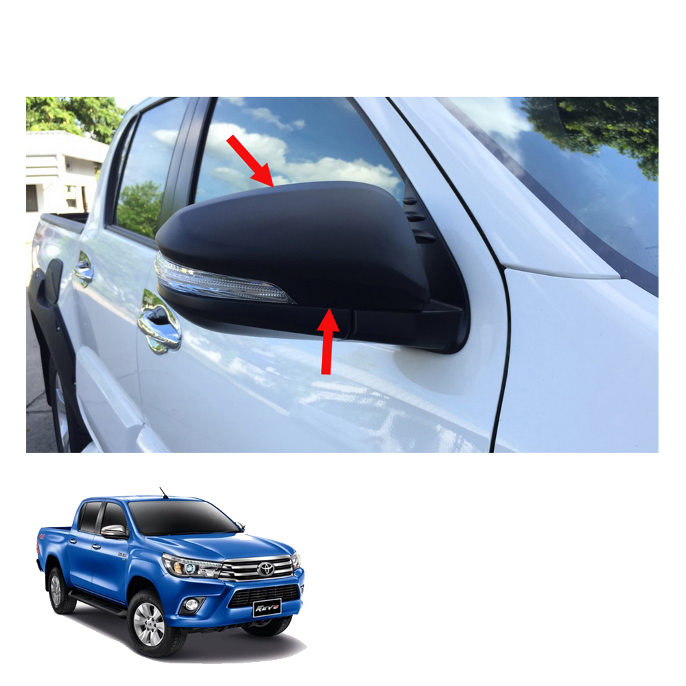 FITT CHROME SIDE VENT COVER TRIM FIT FOR TOYOTA HILUX REVO M70 M80 2015-ON