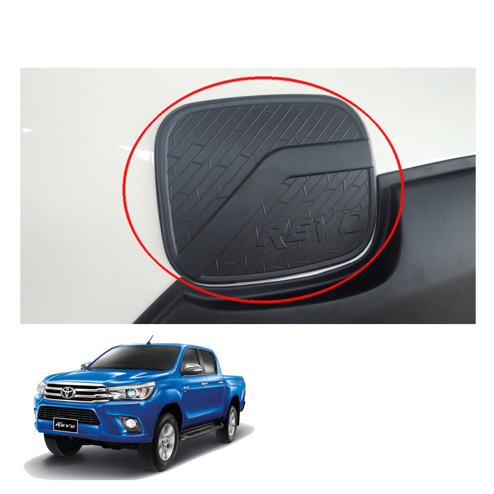 Chrome Oil Fuel Cap Tank Door Cover Fit Toyota Hilux Revo 4x4 Sr5 M70 M80 2016