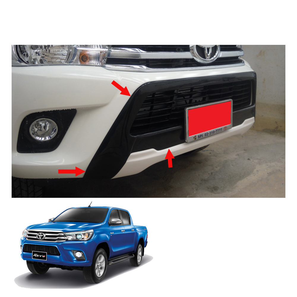 Tail Lamp Light Cover Chrome Trim For Toyota Hilux Revo SR5 M70 M80 UTE 15-2017