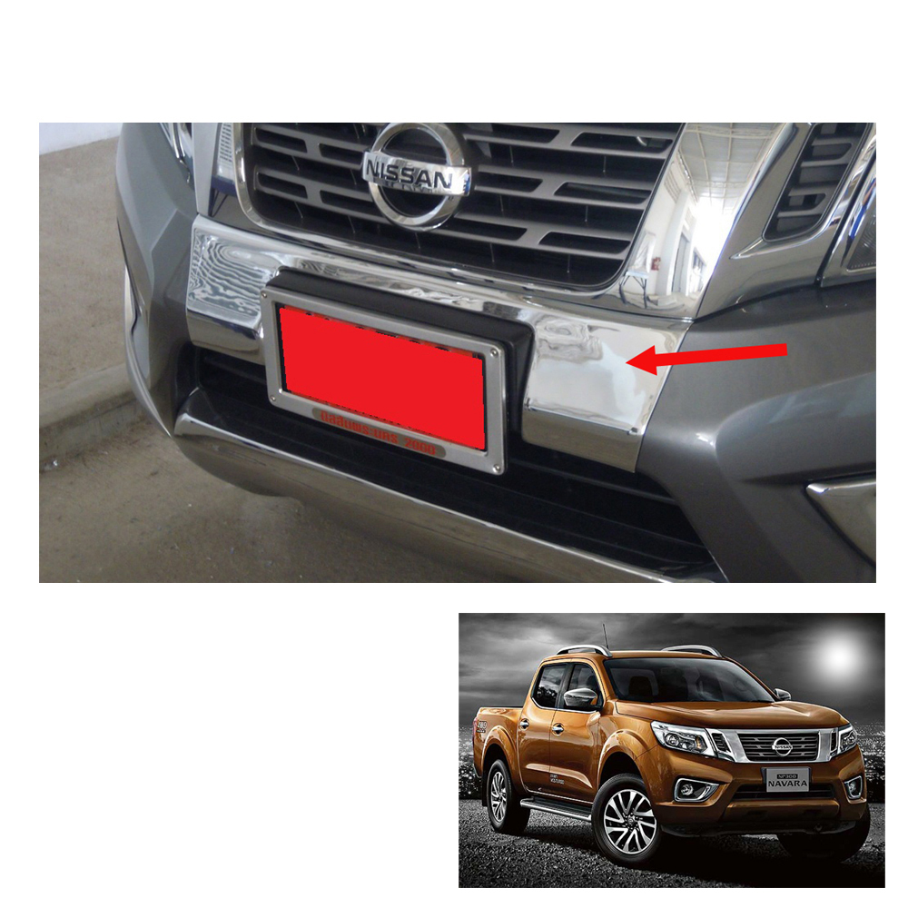 FRONT BUMPER COVER CHROME FOR NISSAN FRONTIER NAVARA NP300 2014 FRONT BUMPER COVER CHROME FOR NISSAN FRONTIER NAVARA NP300 2014