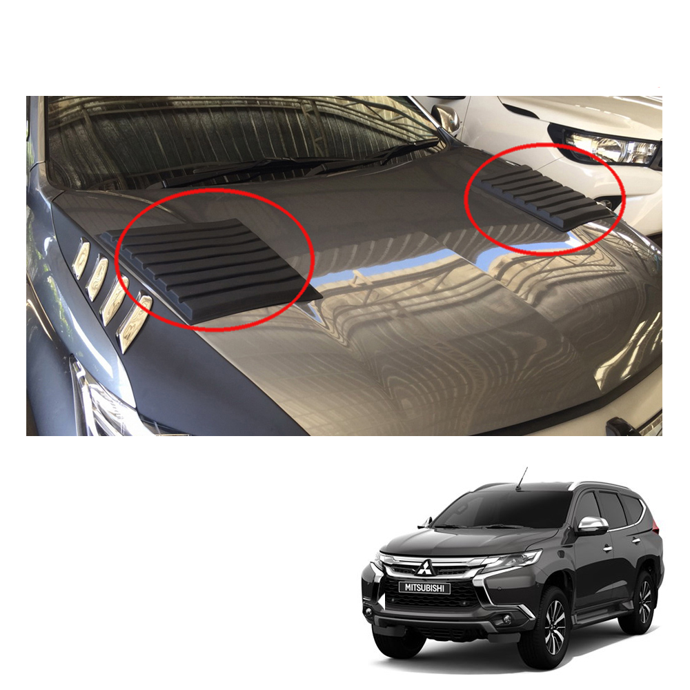 For Mitsubishi Pajero Montero Sport 16 18 Hood Scoop Cover Matt