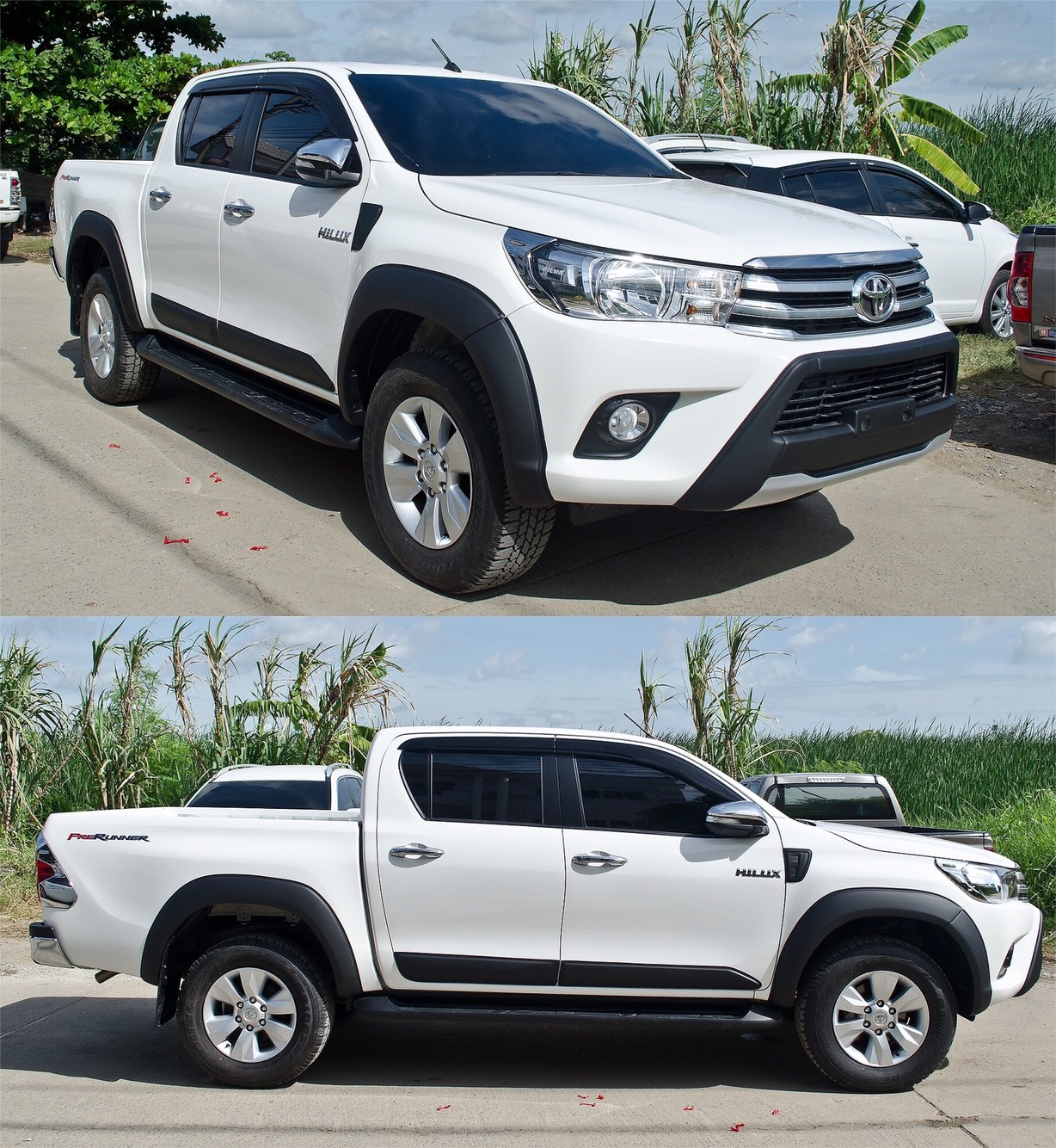 Hilux Vigo Fender Flares Matte Black 6 Pcs Fender Flares Wheel Arch