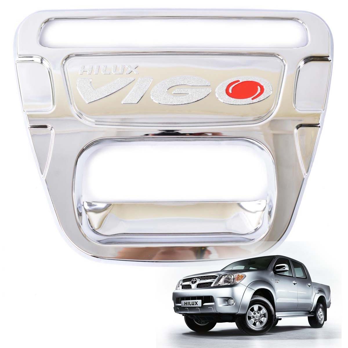 Tailgate Door Handle Cover Chrome Trim For Toyota Hilux Vigo 2004