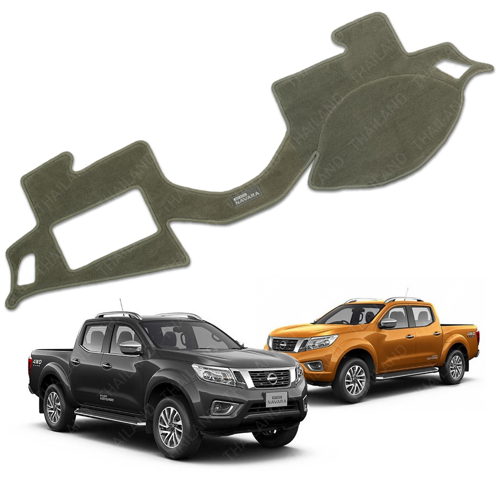 Nissan NP300 Navara Sunland Console Panel Dash Mat Protection Grey Fits