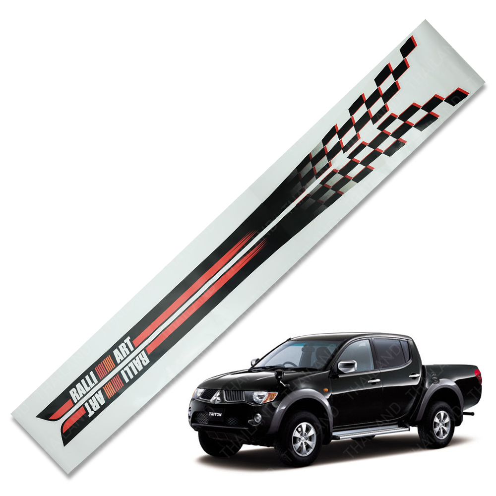 Sticker RALLI ART Size 27 x 161 cm Trim For Mitsubishi Triton L200 2005