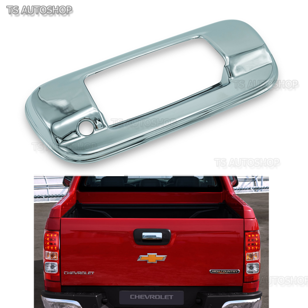Chrome Covers Set Tailgate /& Top Half Mirrors For Chevy Colorado 2015 2016 2017
