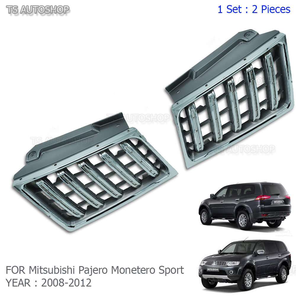Griglia Radiatore Cromata Aftermarket Per Mitsubishi Pajero Sport/Challenger (01/2000 - 12/2004)