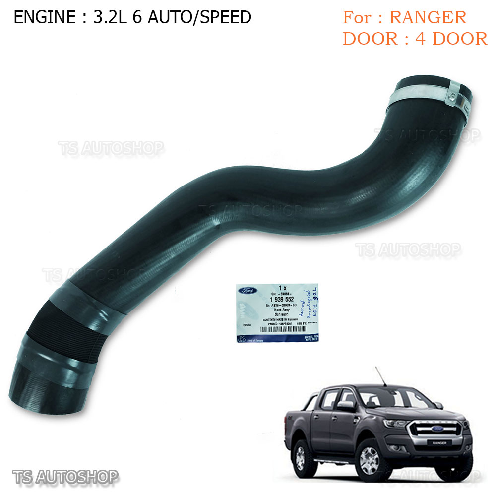 Air Intake Hose Rubble Genuine Fits Ford Ranger T6 Mk2 Facelift 3.2L