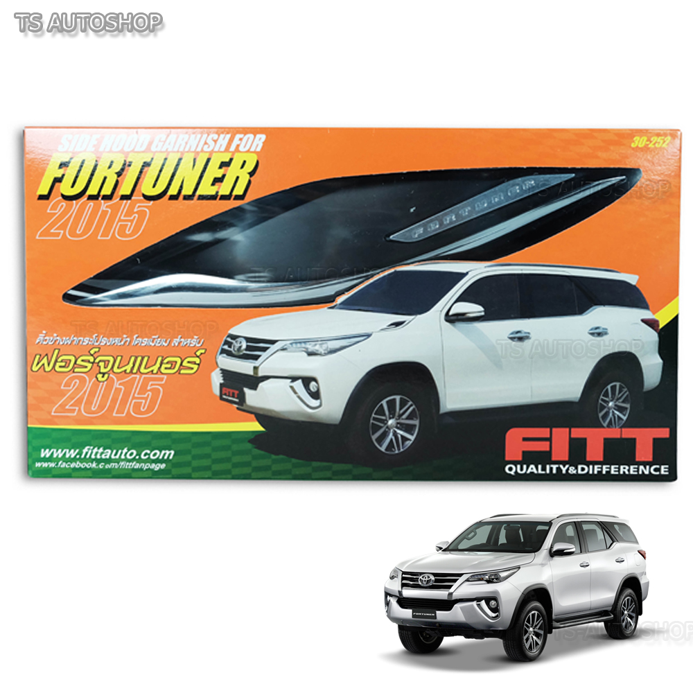 Side Vent Hood Fitt Chrome Garnish Cover Guards For Toyota