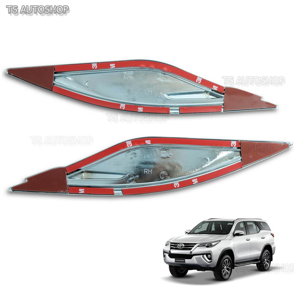 Side Vent Hood Fitt Chrome Garnish Cover Guards For Toyota