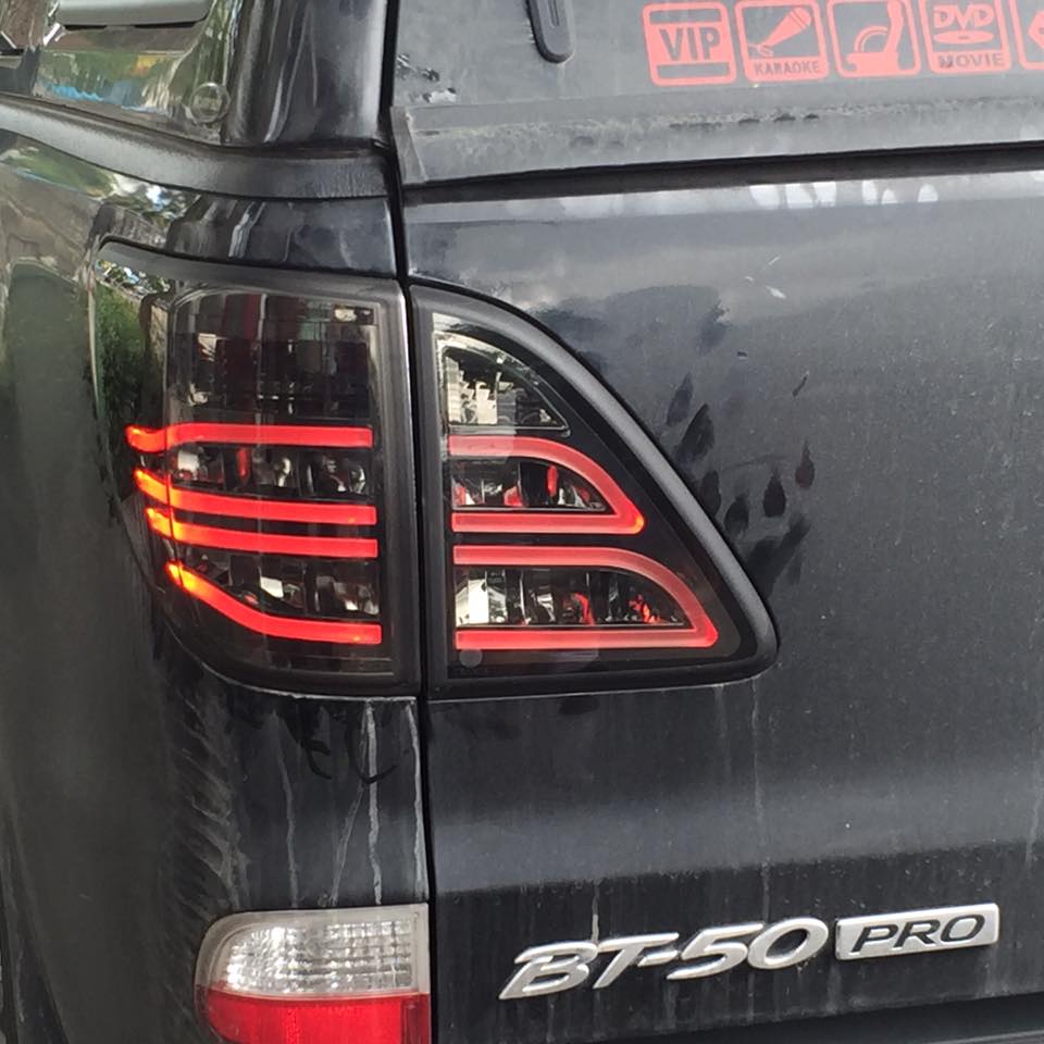 Smoke Led Tail Lamp Light Rear Taillights For Mazda Bt50 Bt50 Pro Ute 20122015 eBay