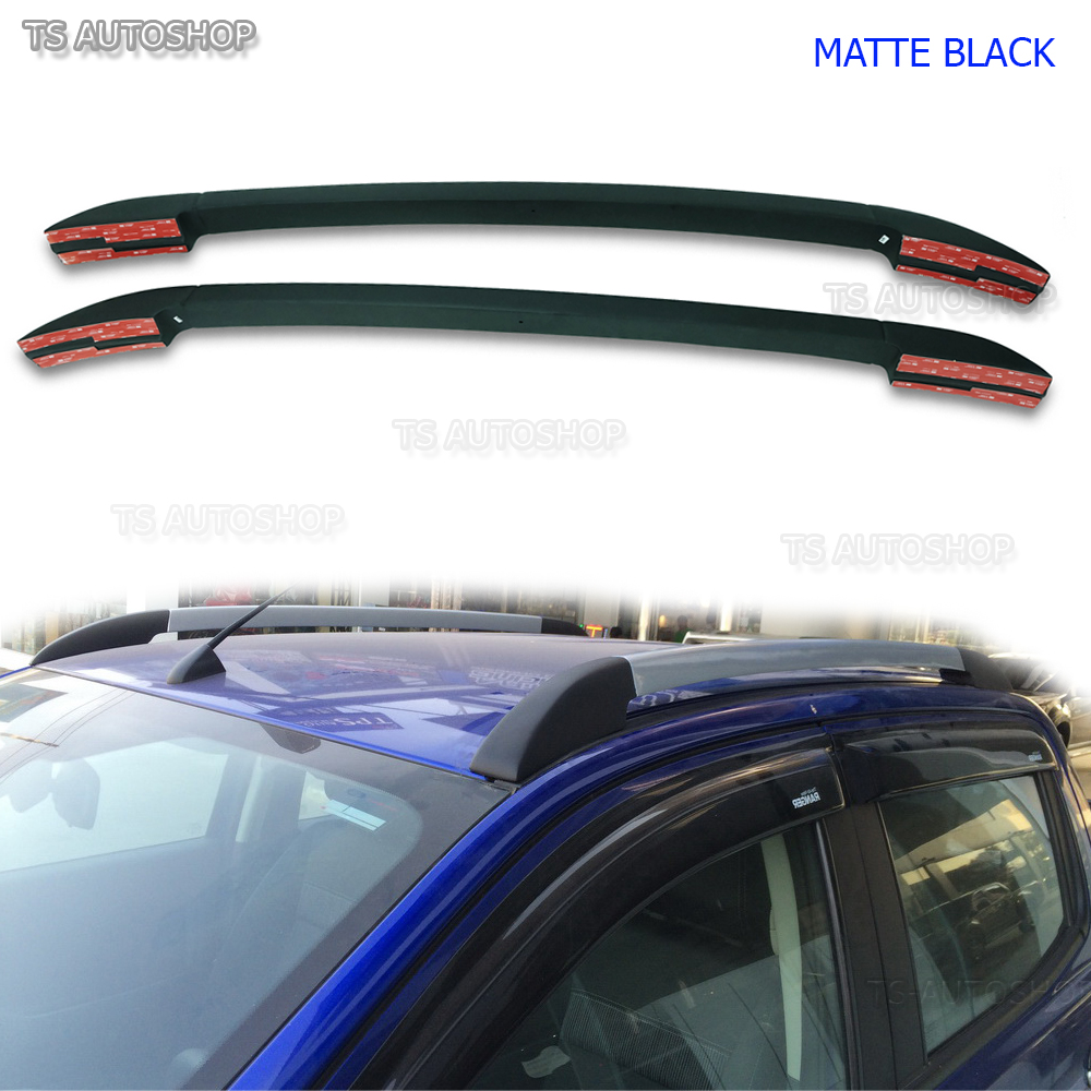 thumbnail interactive-video image 1 of Black Roof Rails For Ford Ranger 2012-2022 (T6 T7 T8) - Brute Status With Hardware 1 of 6