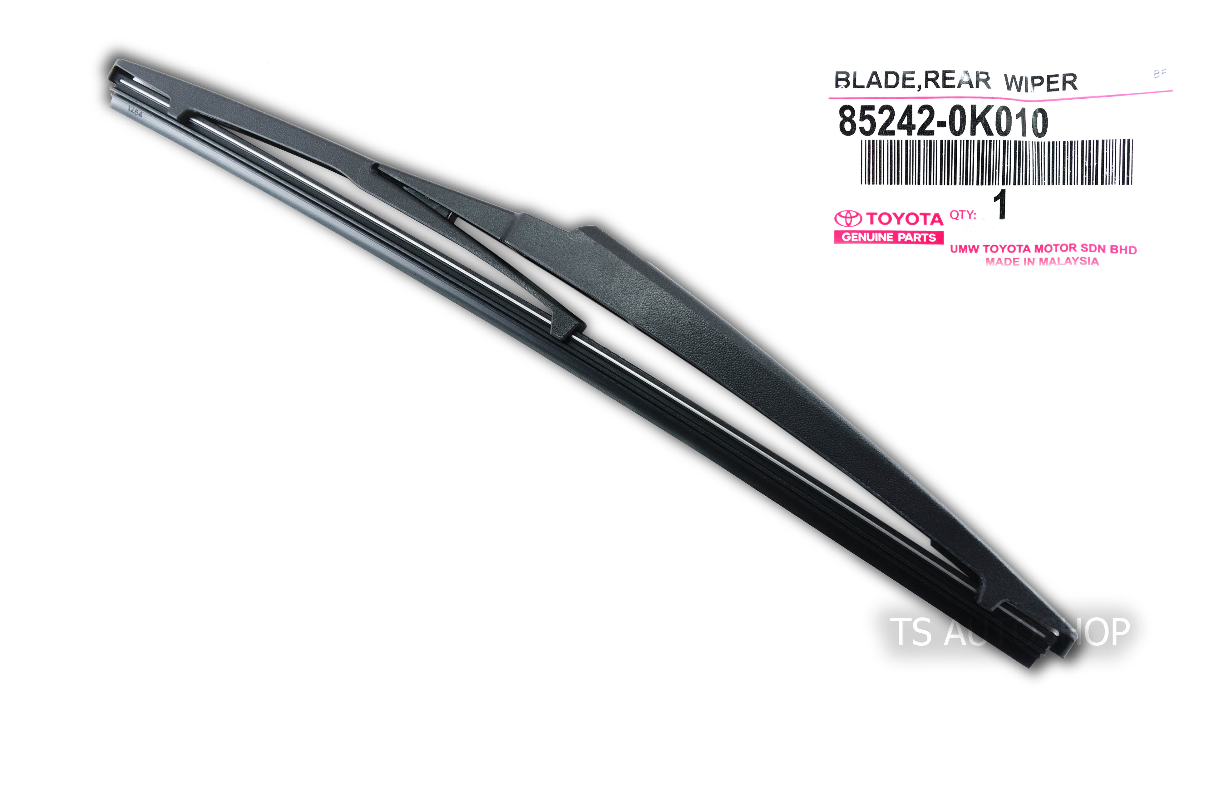 REAR REPLACE BLADE WINDSHIELD WIPER 12" FOR TOYOTA FORTUNER 20052014