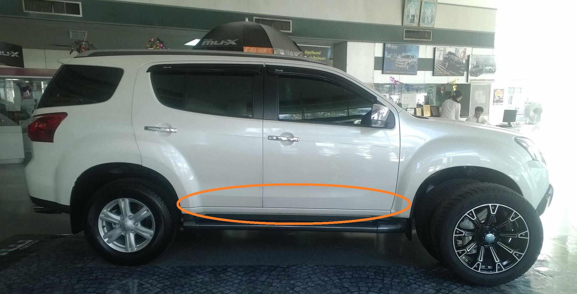 CHROME SIDE FENDER 4 DOOR COVER TRIM FOR ISUZU MUX MUX 4DR SUV 2WD 4WD