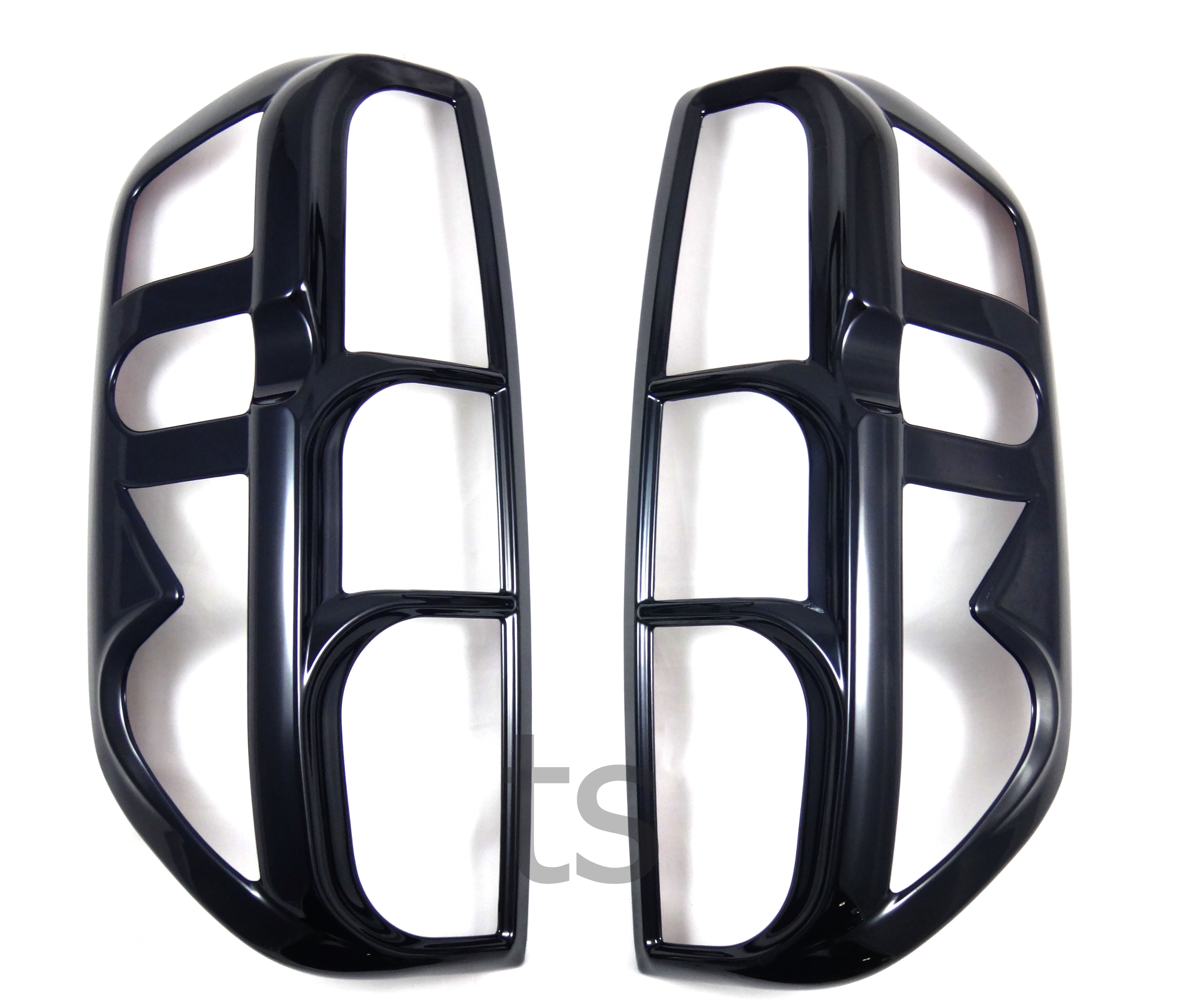 BLACK GLOSS REAR TAIL LIGHT LAMP COVER FOR NISSAN FRONTIER NAVARA D40