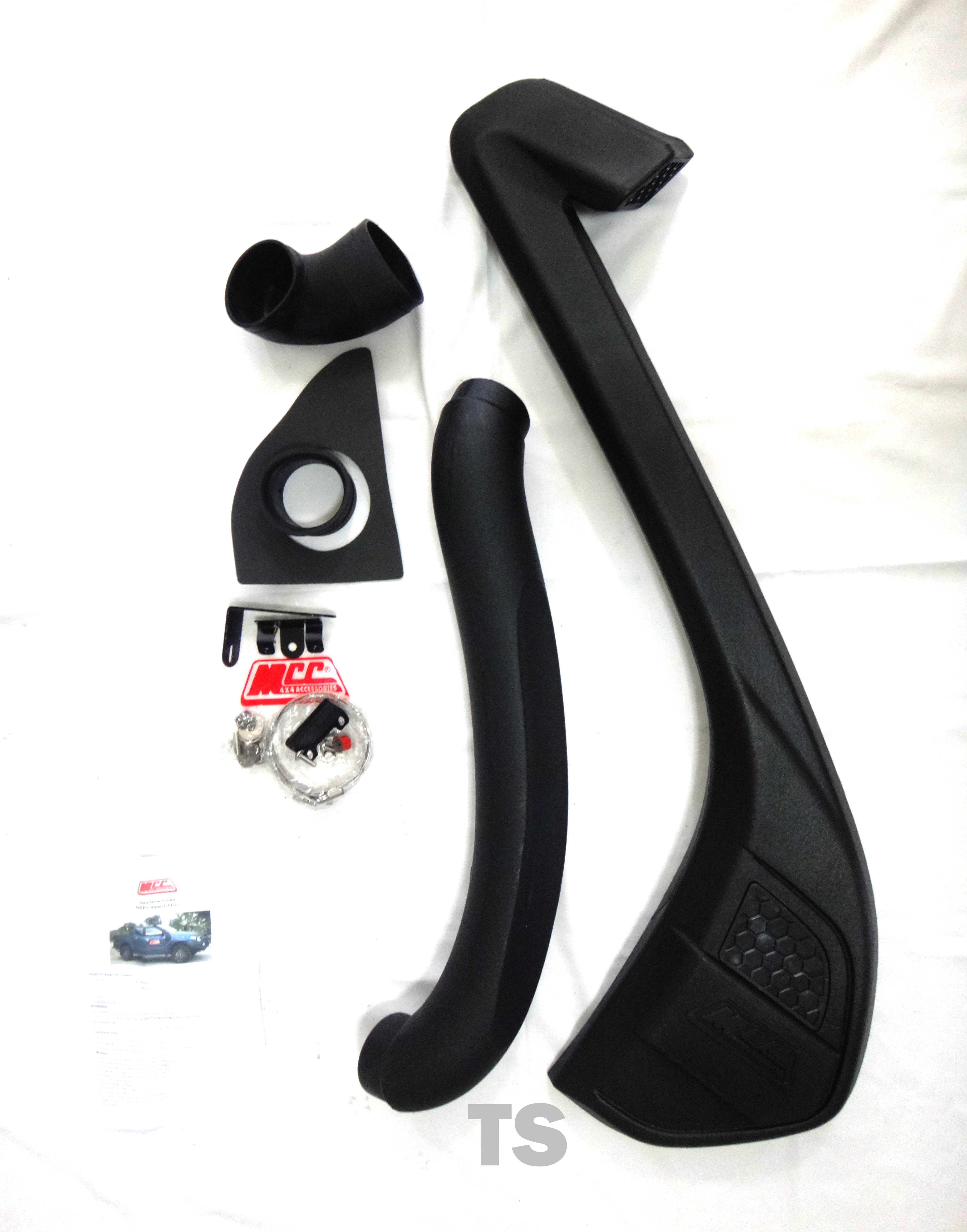 MCC KIT BLACK AIR INTAKE SNORKEL SUIT FORD RANGER T6 2012-2015 XLT