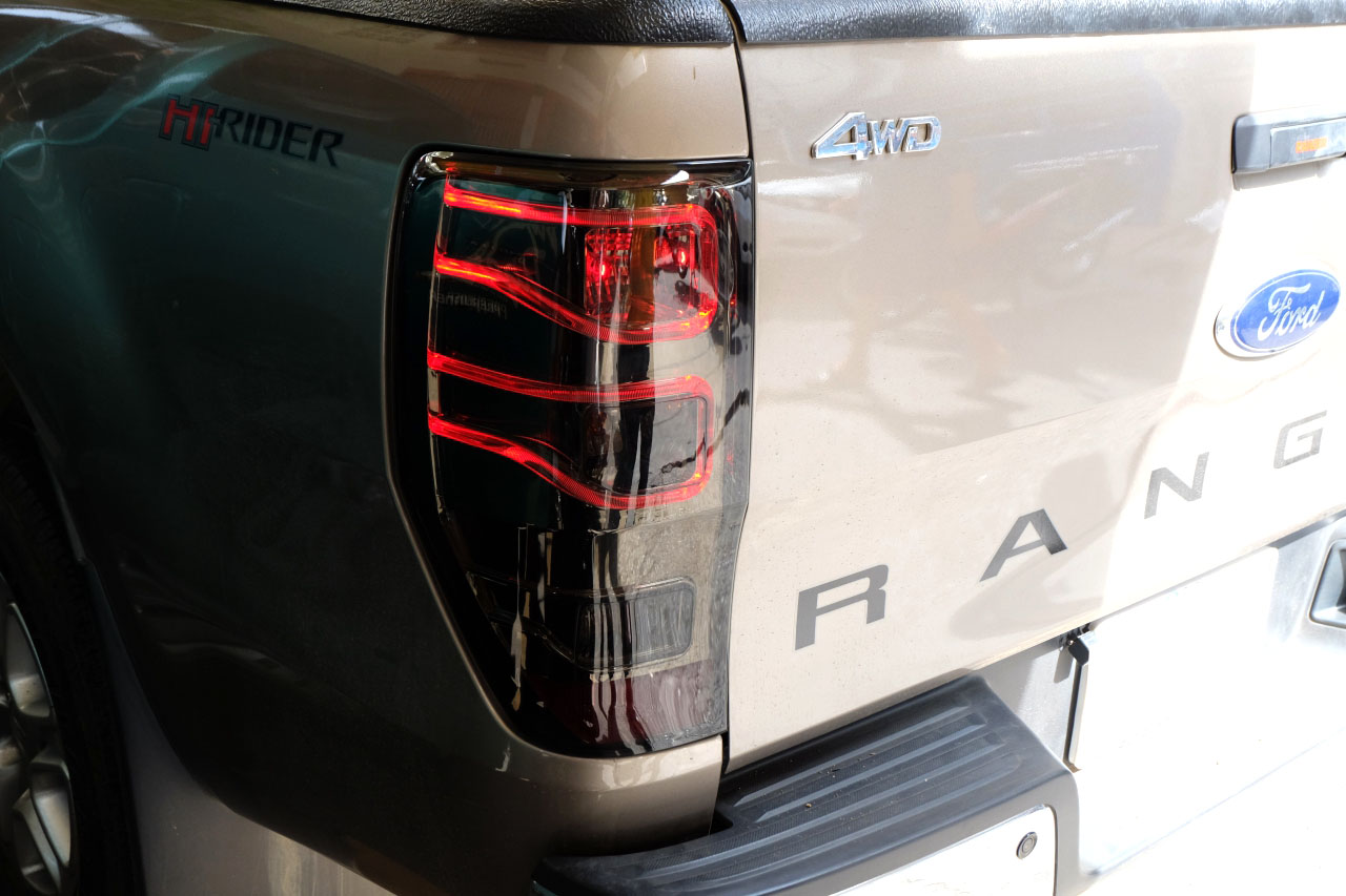 Smoke Lens Set Led Ccfl Tail Lamp Light For Ford Ranger Mk2 Ute T6