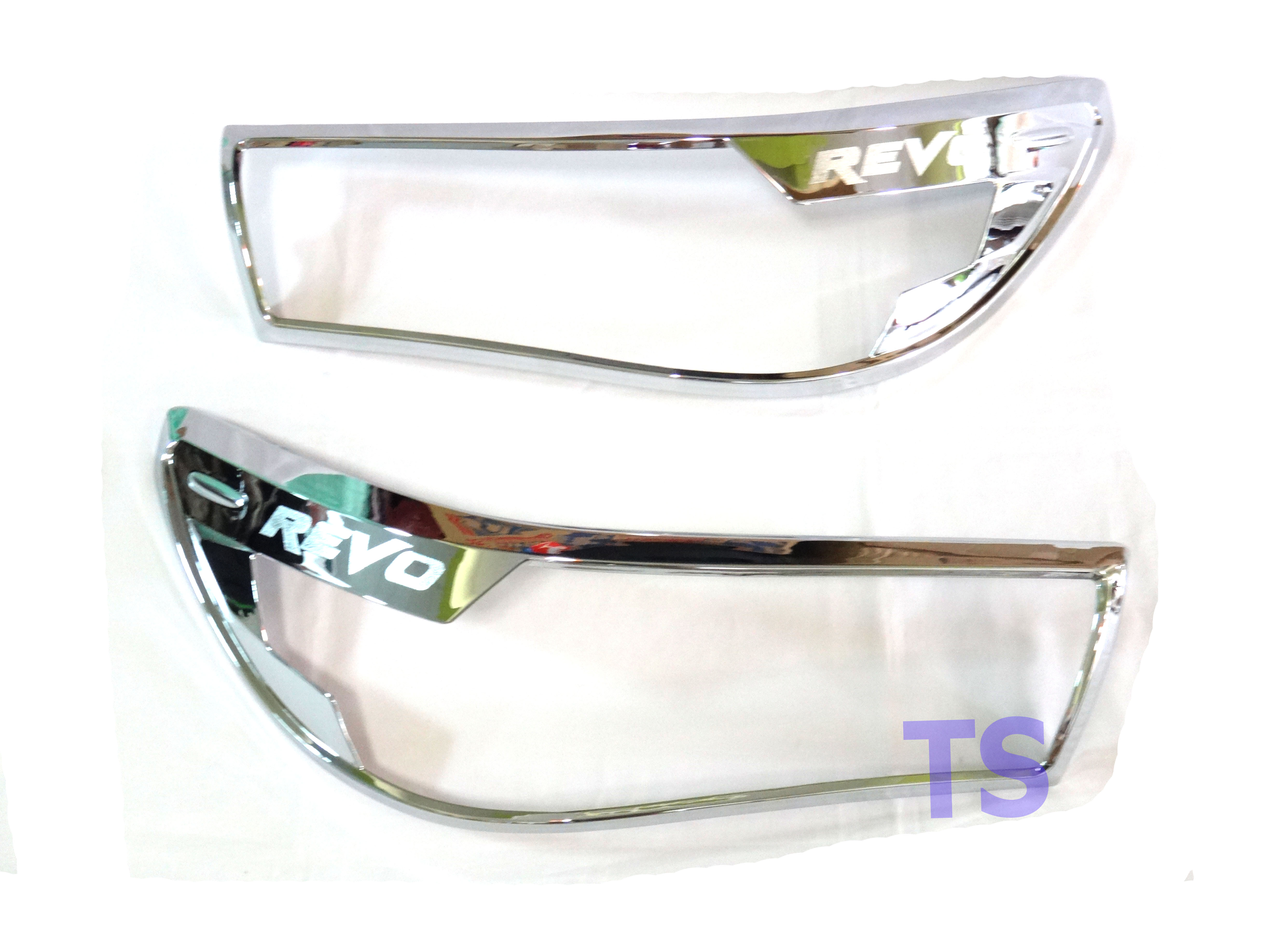 Chrome Front Head Light Lamp Cover For Toyota Hilux Revo M70 M80 2016