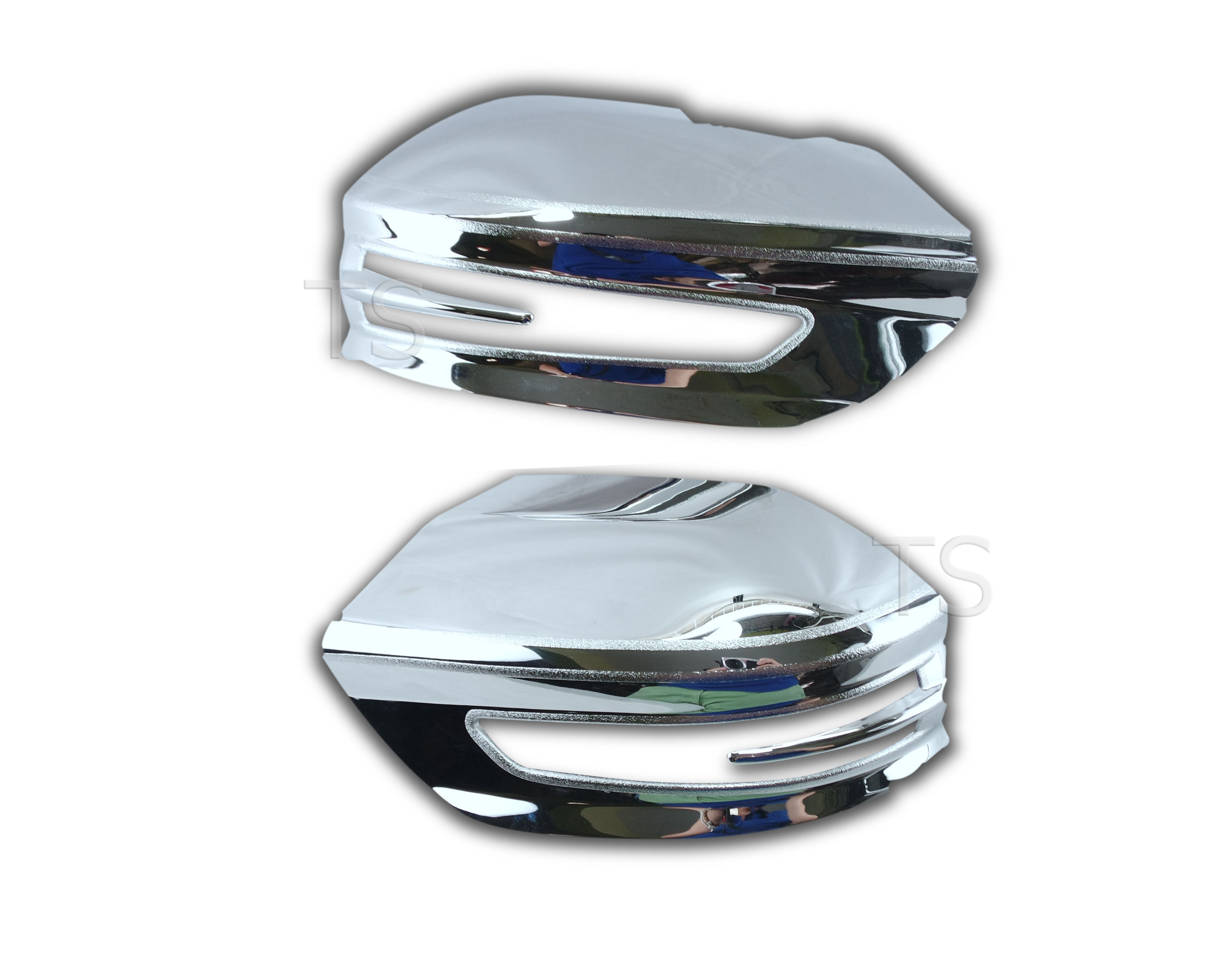 CHROME SIDE INDICATOR MIRROR COVER FITS TOYOTA FORTUNER SUV 4X2 E4 4X4