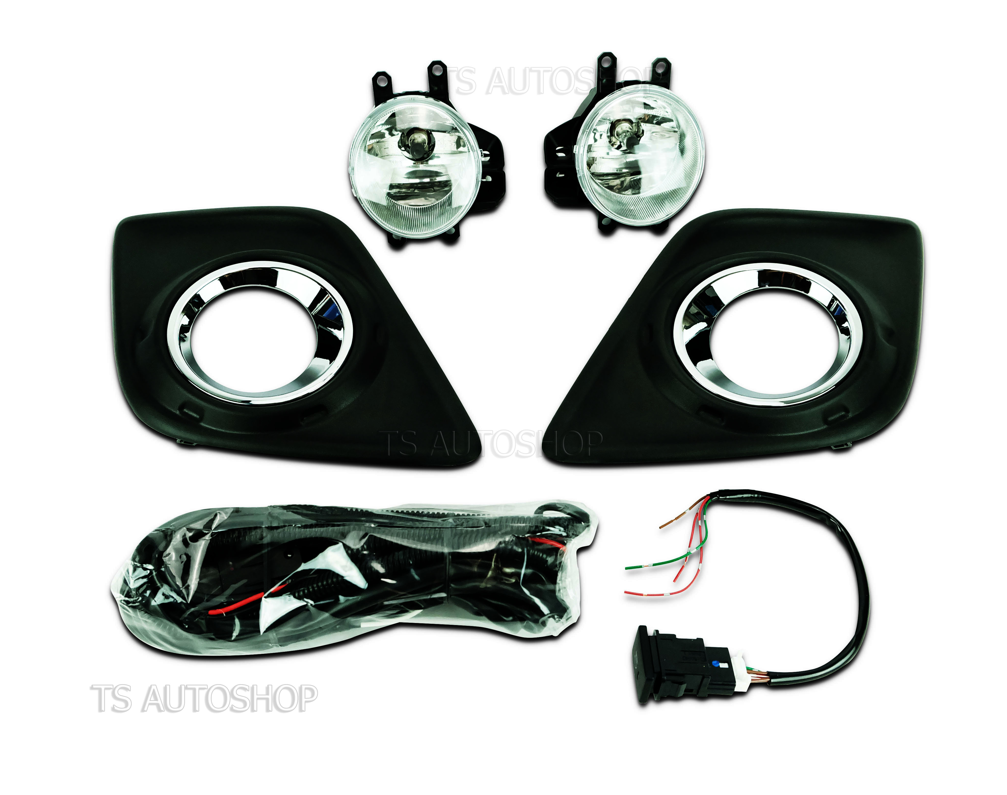 Set Kit Fog Lamp Spot Light Switch Wire Fits Toyota Hilux Revo 2dr 4dr 4x4 2015