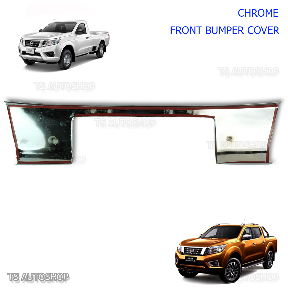 Chrome Front Bumper Plate Cover For Nissan Navara NP300 D23 2015 2016