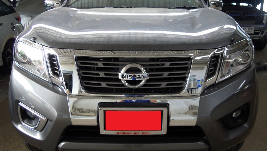 Matte Black Front Grille Cover Grill Fits Nissan Navara Np300 2015 2016 2017 UTE