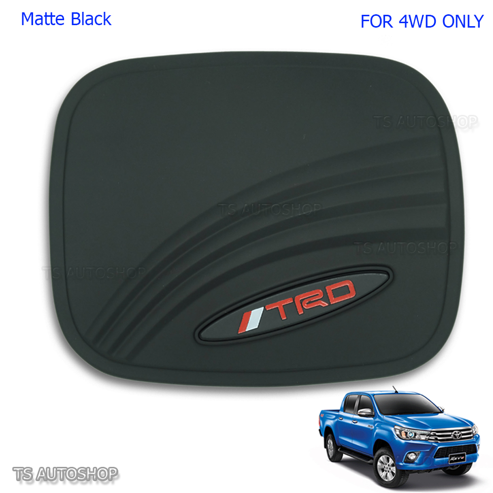 Chrome Oil Fuel Cap Tank Door Cover Fit Toyota Hilux Revo 4x4 Sr5 M70 M80 2016
