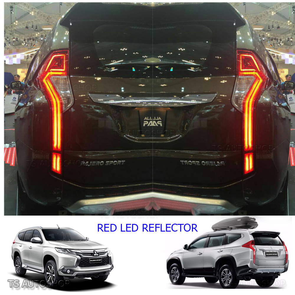 2015 17 Fits Mitsubishi Pajero Montero Sport Tail Led Rear Reflector