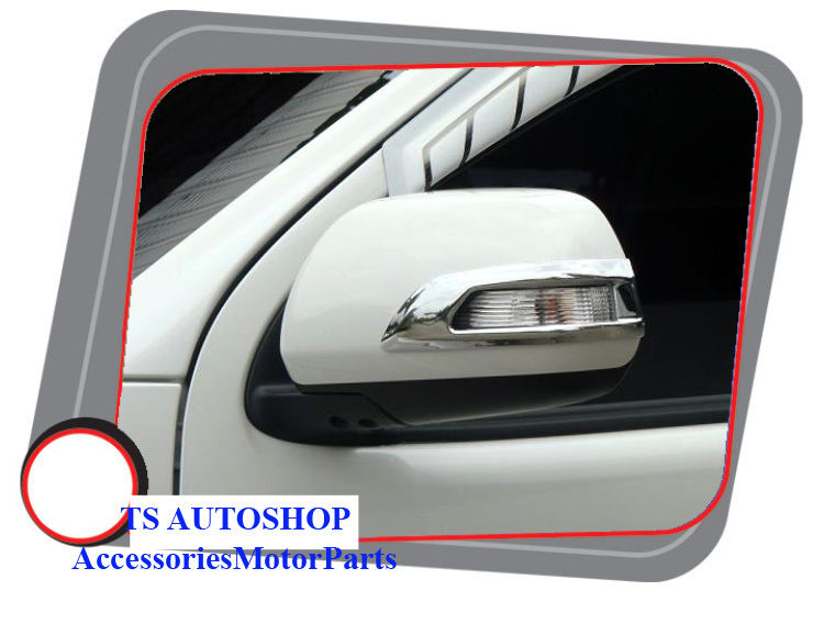 CHROME SIDE VENT CORNER DOOR TRIM COVER FOR TOYOTA NEW FORTUNER 2011+