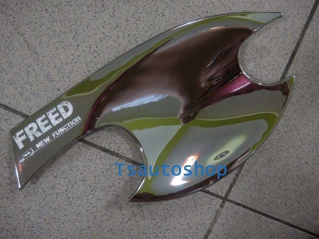 NEW CHROME DOOR HAND HANDLE INSERT BOWL COVER TRIM FOR HONDA FREED 2010-2014