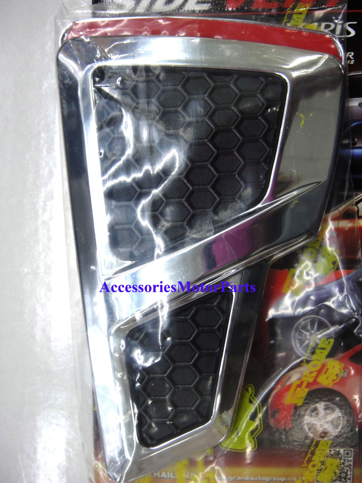 CHROME SIDE VENT CORNER DOOR TRIM COVER FOR TOYOTA NEW FORTUNER 2011+