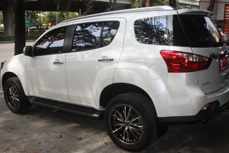 FOR NEW ISUZU MUX 2014 SUV CHROME LICENSE FRAME COVER TRIM ACCESSORIES