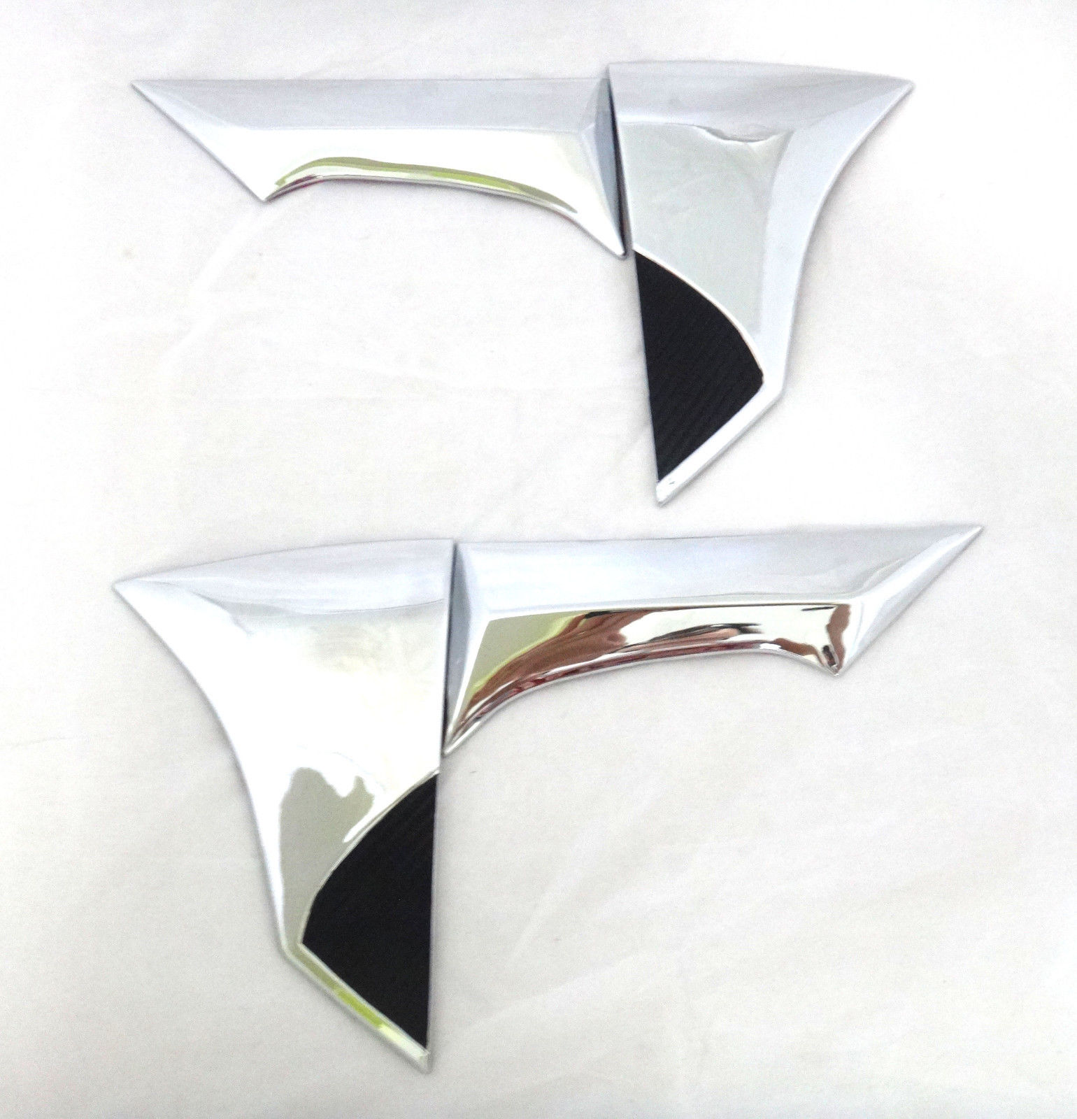 CHROME Carbon SIDE VENT COVER DOOR ISUZU D-MAX MU-X TRAILBLAZER COLORADO 2012-16