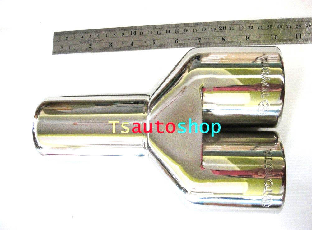 GENUINE STAINLESS EXHAUST MUFFLER PIPE FOR TOYOTA YARIS VITZ 20062012