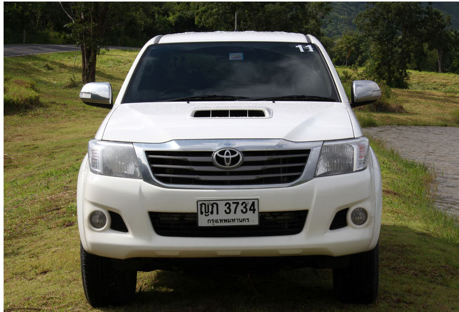 BLACK Carbon 4 DR HANDLE HAND COVER FOR TOYOTA HILUX VIGO CHAMP SR5 MK6 2005-14